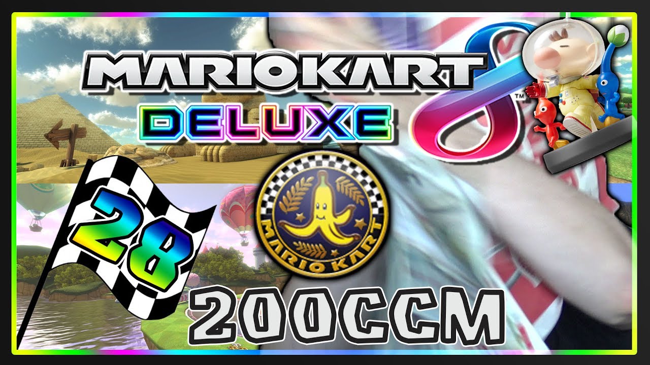 MARIO KART 8 DELUXE Part 28: Bananen-Cup 200ccm Deluxe mit Facecam