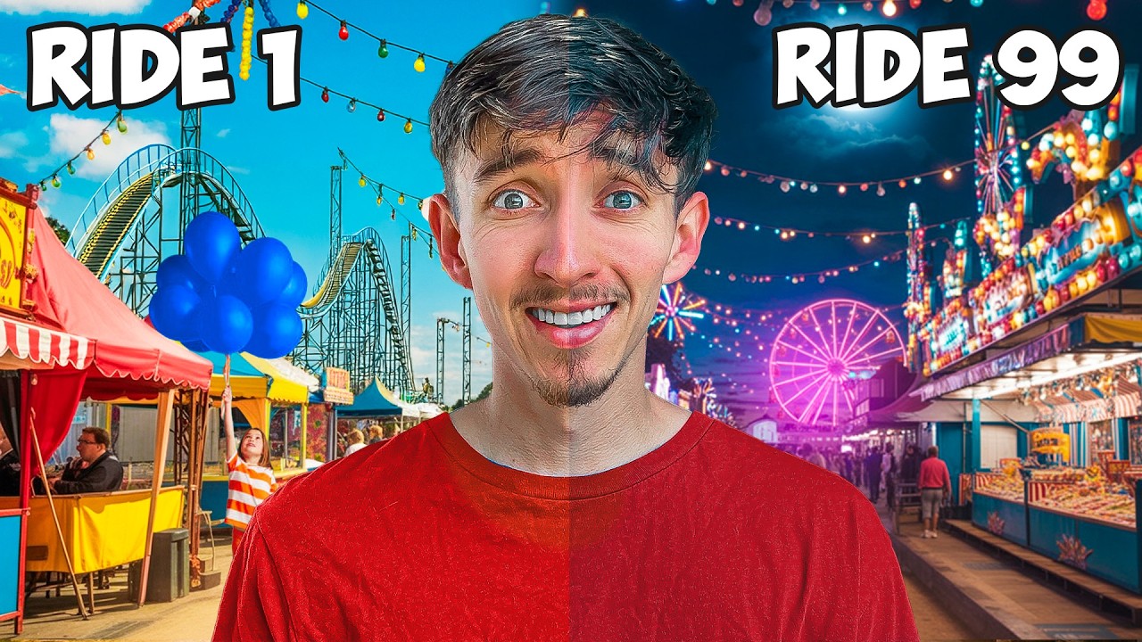 I Rode EVERY Fair Ride in One Day!
