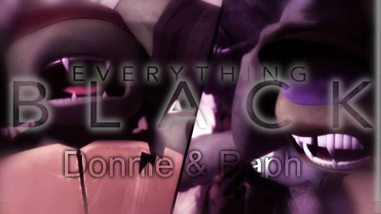 Tmnt 2012 // Donnie & Raph // Everything Black