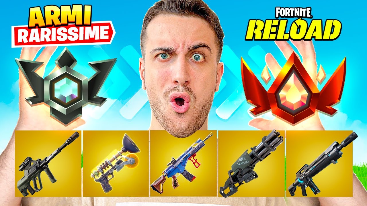 Trovo Armi MITICHE e Arrivo a CAMPIONE in Ranked Reload! Fortnite ITA