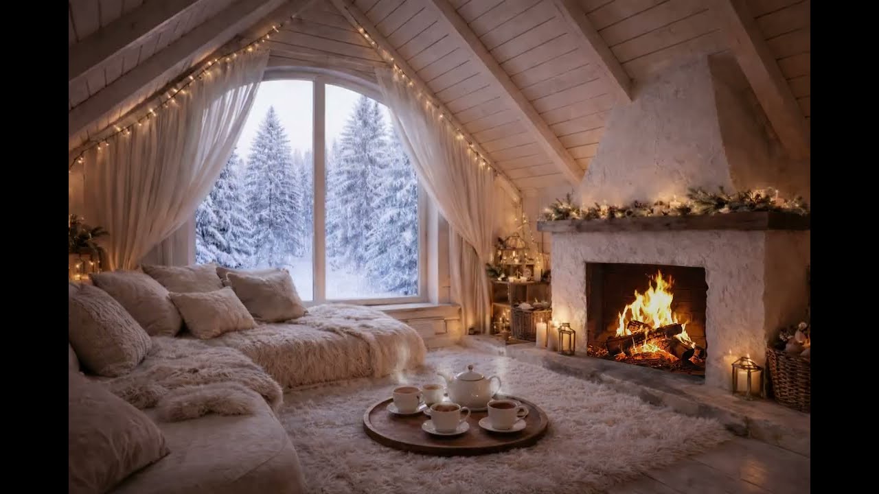 Cozy Cabin Space With A Light Interior