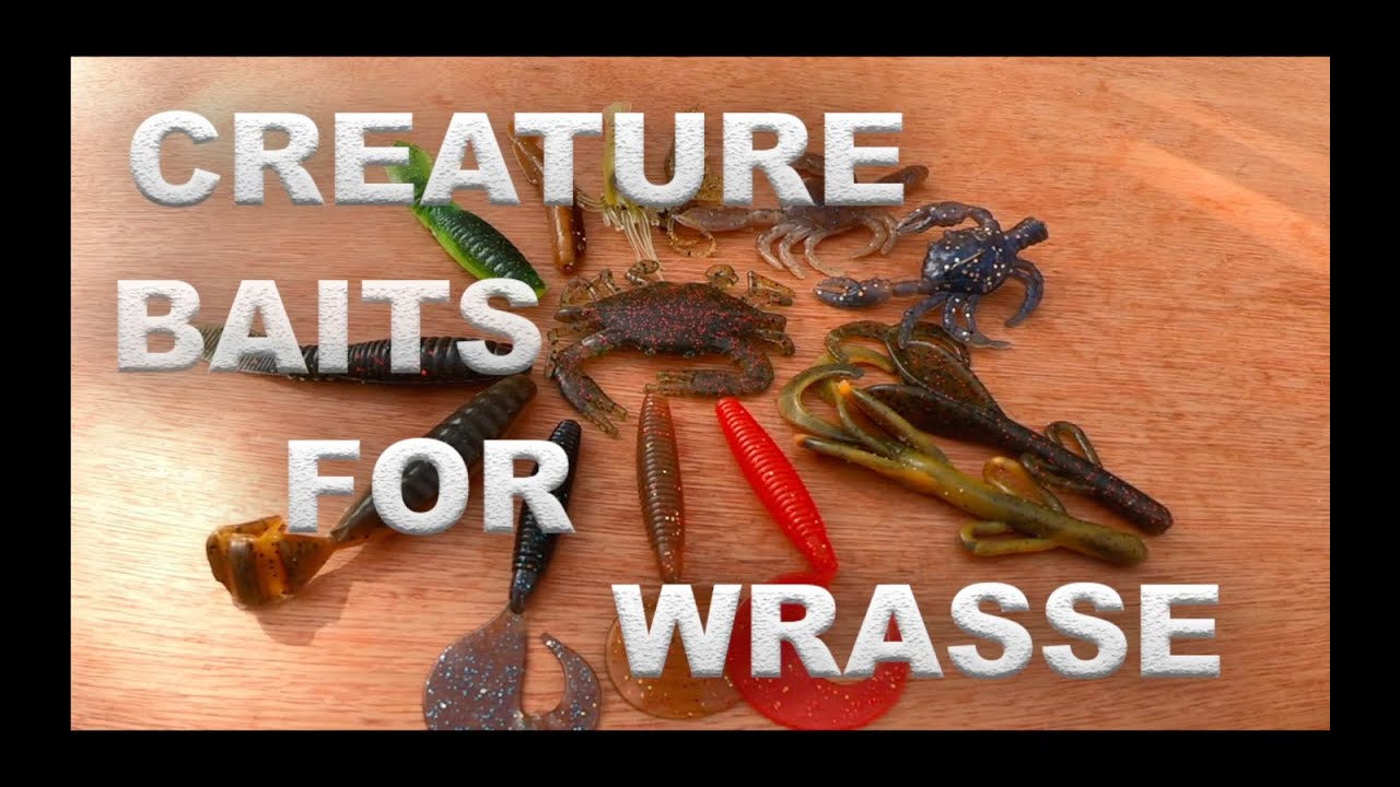 LURE FISHING FOR WRASSE WITH CREATURE BAITS. HRF