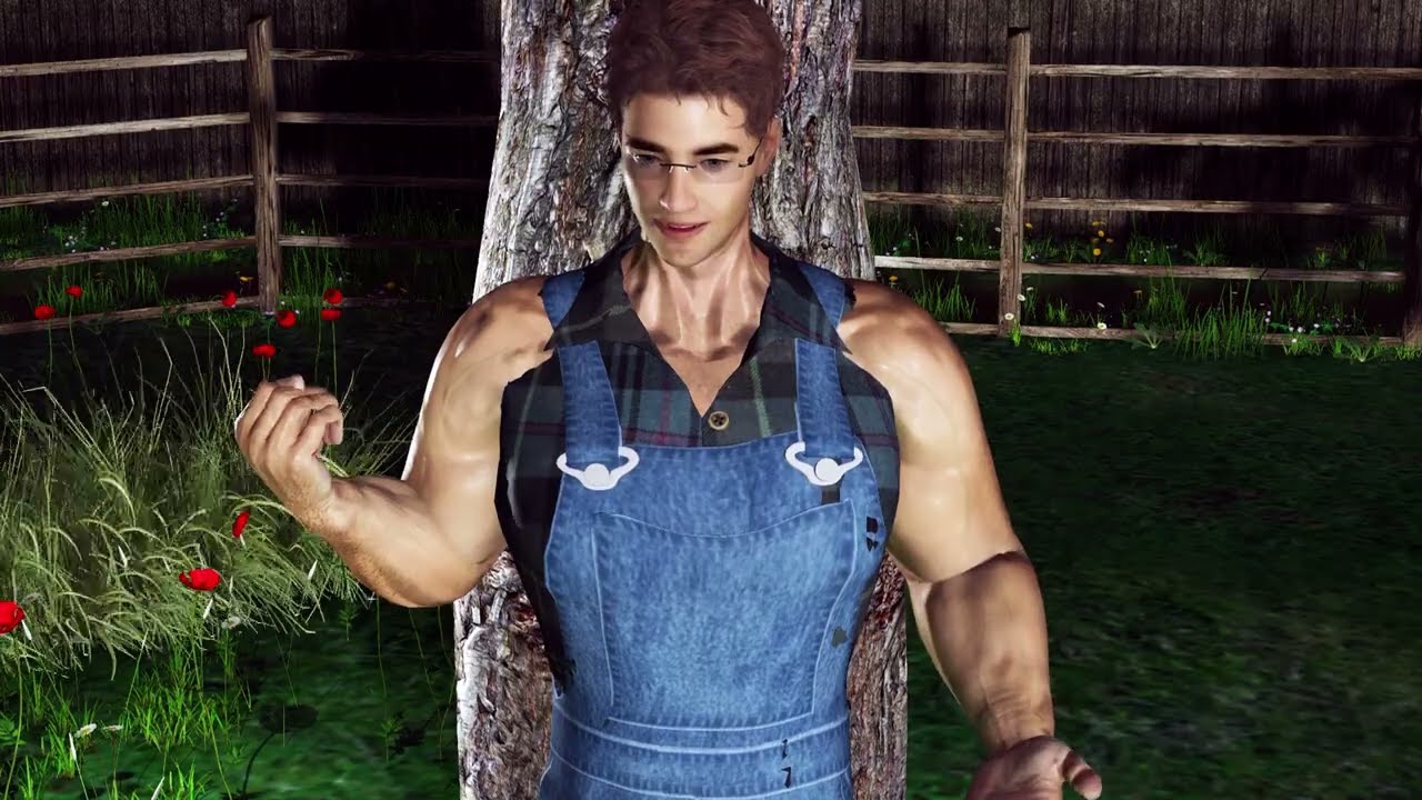 Farmer Kid Muscle Growth Transformation with Magical Potion.