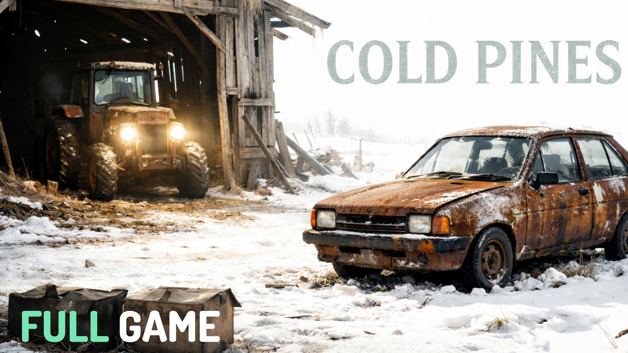 COLD PINES = New Beautiful Itchio Full Horror Game = No Commentary | Walkthrough Game | 4k | PC