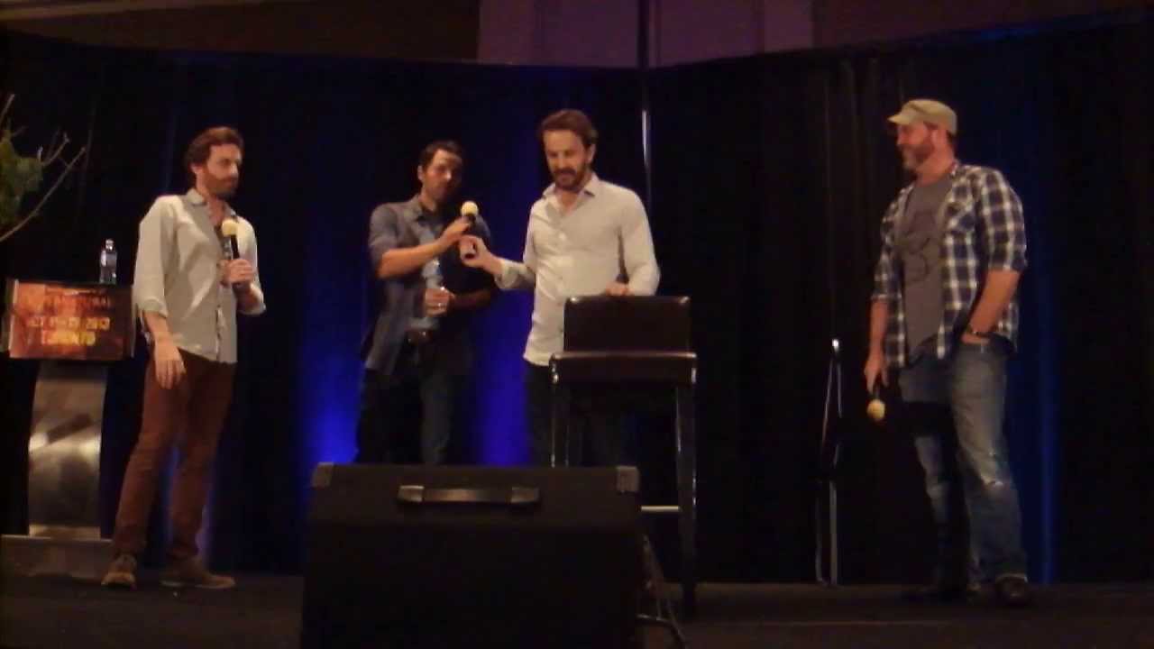 Misha Collins, Ty Olsson and RSJ crash Rob Benedict's panel Torontcon 2013
