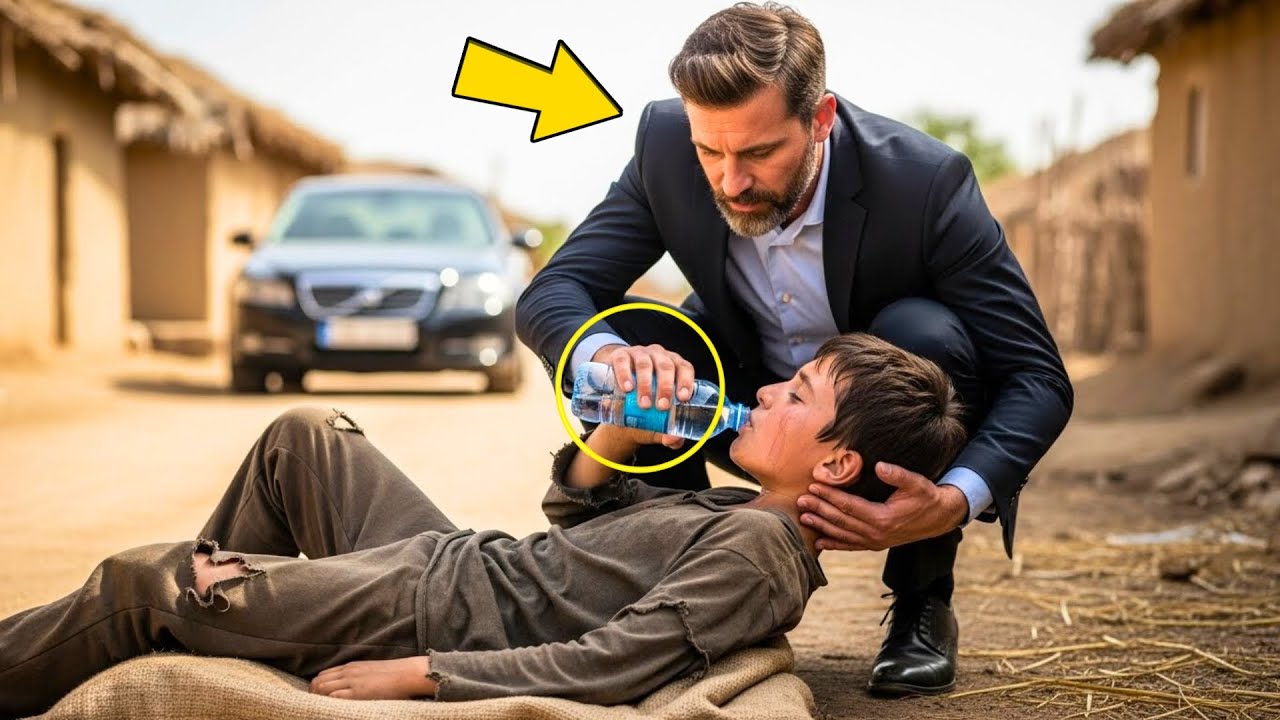 “NO TE DEJARÉ MORIR” — UN MILLONARIO HALLÓ A UN NIÑO AGONIZANDO SIN AGUA EN EL CAMPO Y DECIDIÓ…