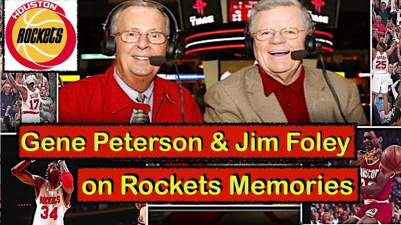 GENE PETERSON & JIM FOLEY Tribute (ROCKETS broadcast team)