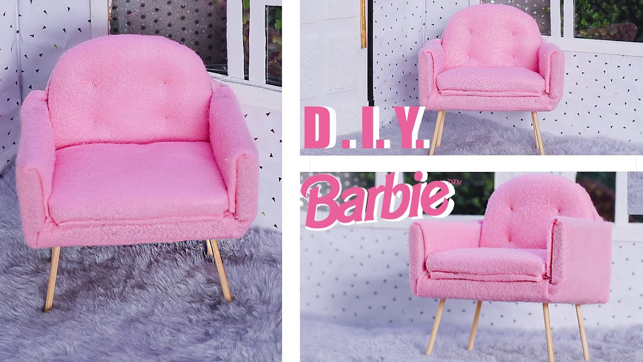 Barbie cadeira de blogueira DIY chair Crafts