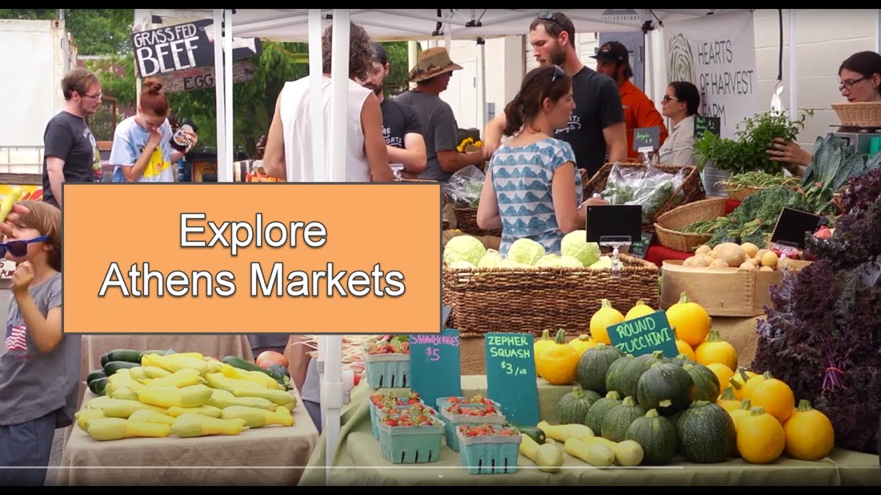 Explore Athens Farmers, Indie, and Culinary Markets