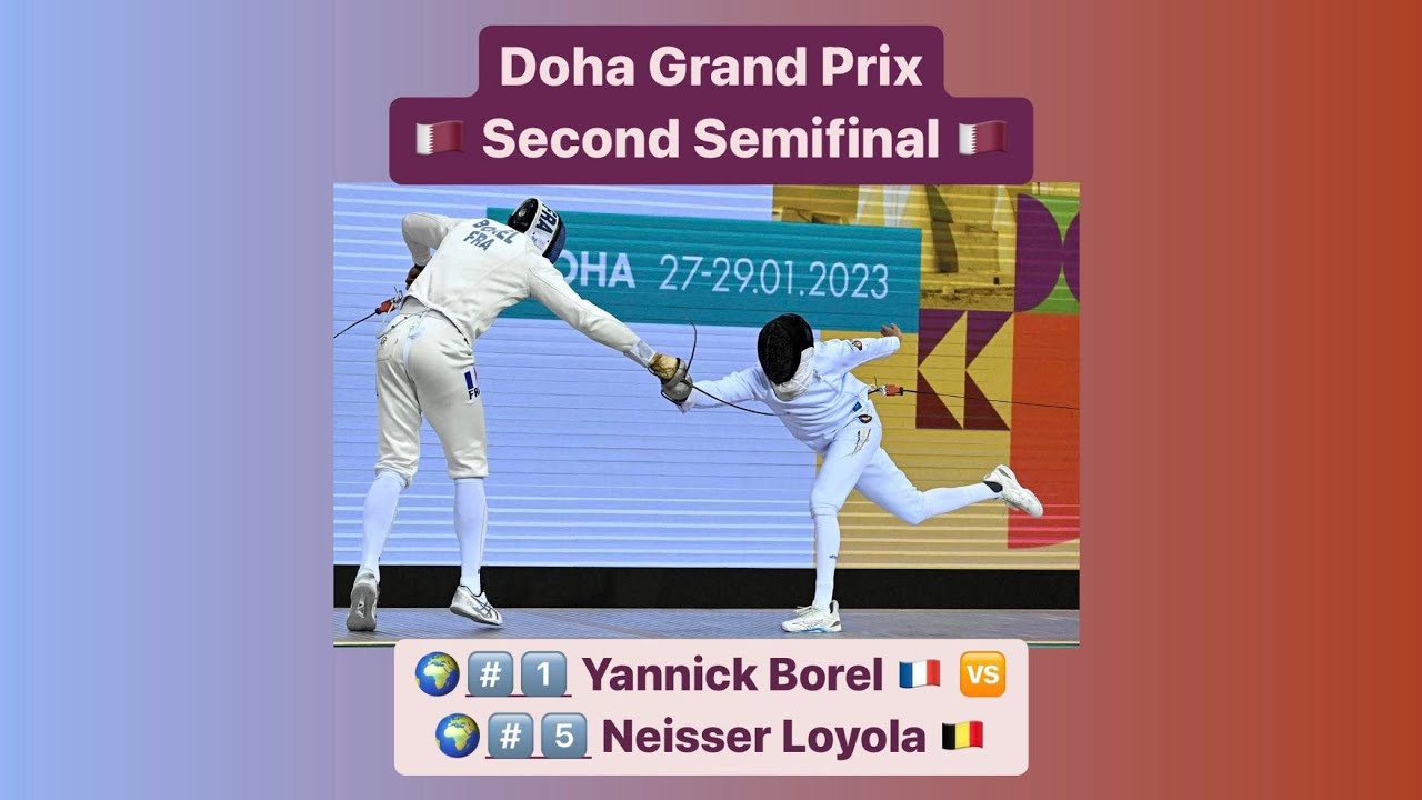 Doha Grand Prix 2023 SME - L4 - Yannick Borel FRA v Neisser Loyola BEL