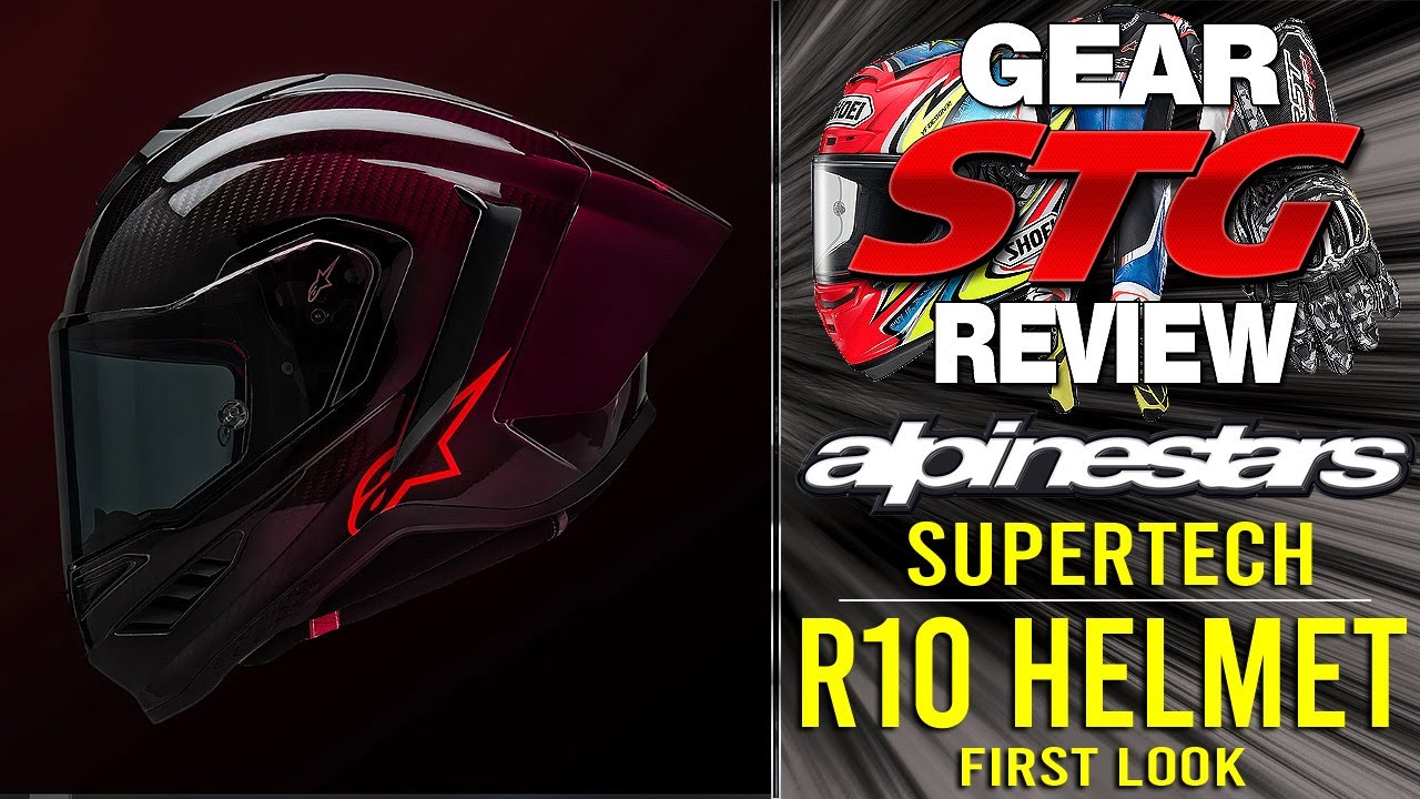 Alpinestars Supertech R10 Launch Edition Helmet First Look from SportbikeTrackGear.com