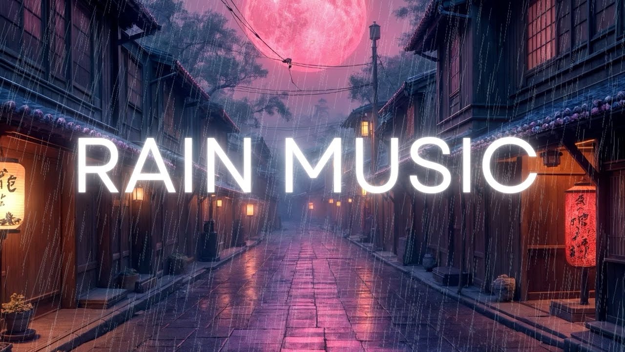 Tokyo Rain Streets | Japanese Lantern Night Ambience
