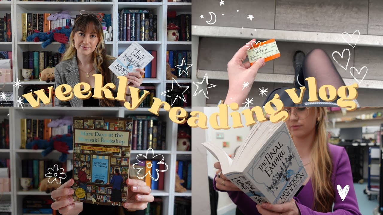 WEEKLY READING VLOG | movie premieres, finally finishing a book & reading slumps🚂🐈‍⬛🗡️