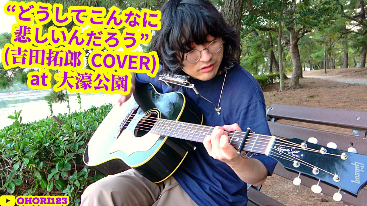 どうしてこんなに悲しいんだろう(吉田拓郎 アコギ/ギター弾き語り COVER at 大濠公園 2022.11.11)