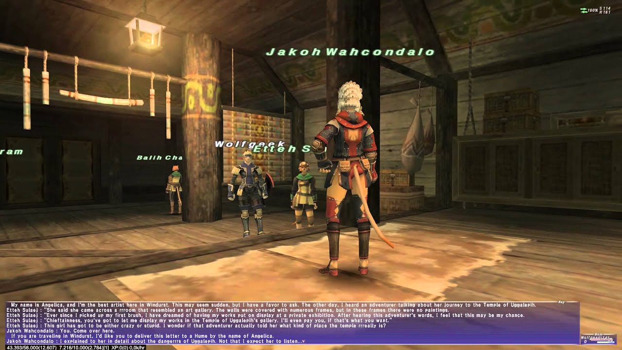 FFXI: A Question of Taste 1 quest