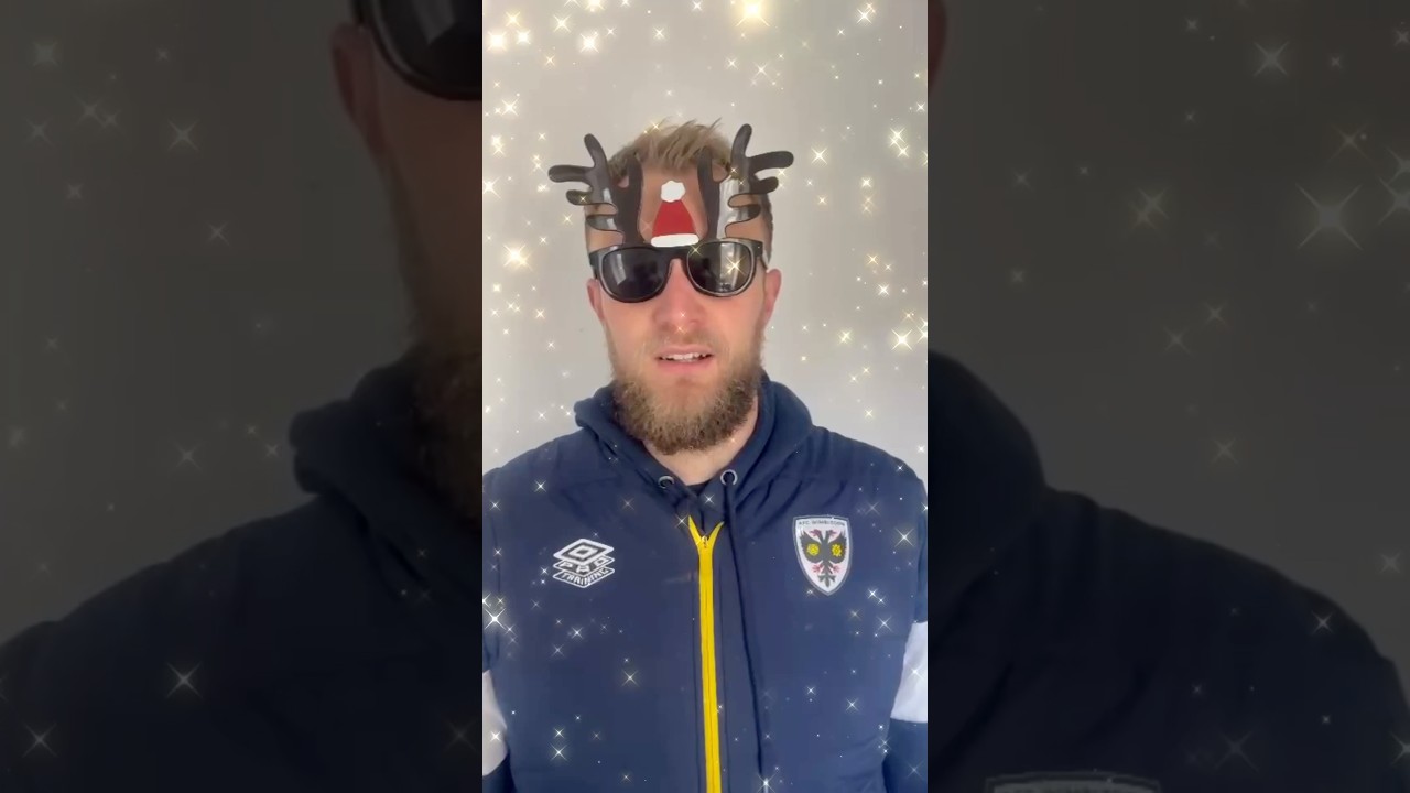Festive wishes from the Dons! ✨ #afcw #football #christmas #reels #shorts