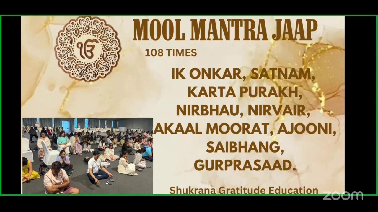 40 DAYS DEEP GRATITUDE PRACTICE SESSION WITH AASHMEEN MAM