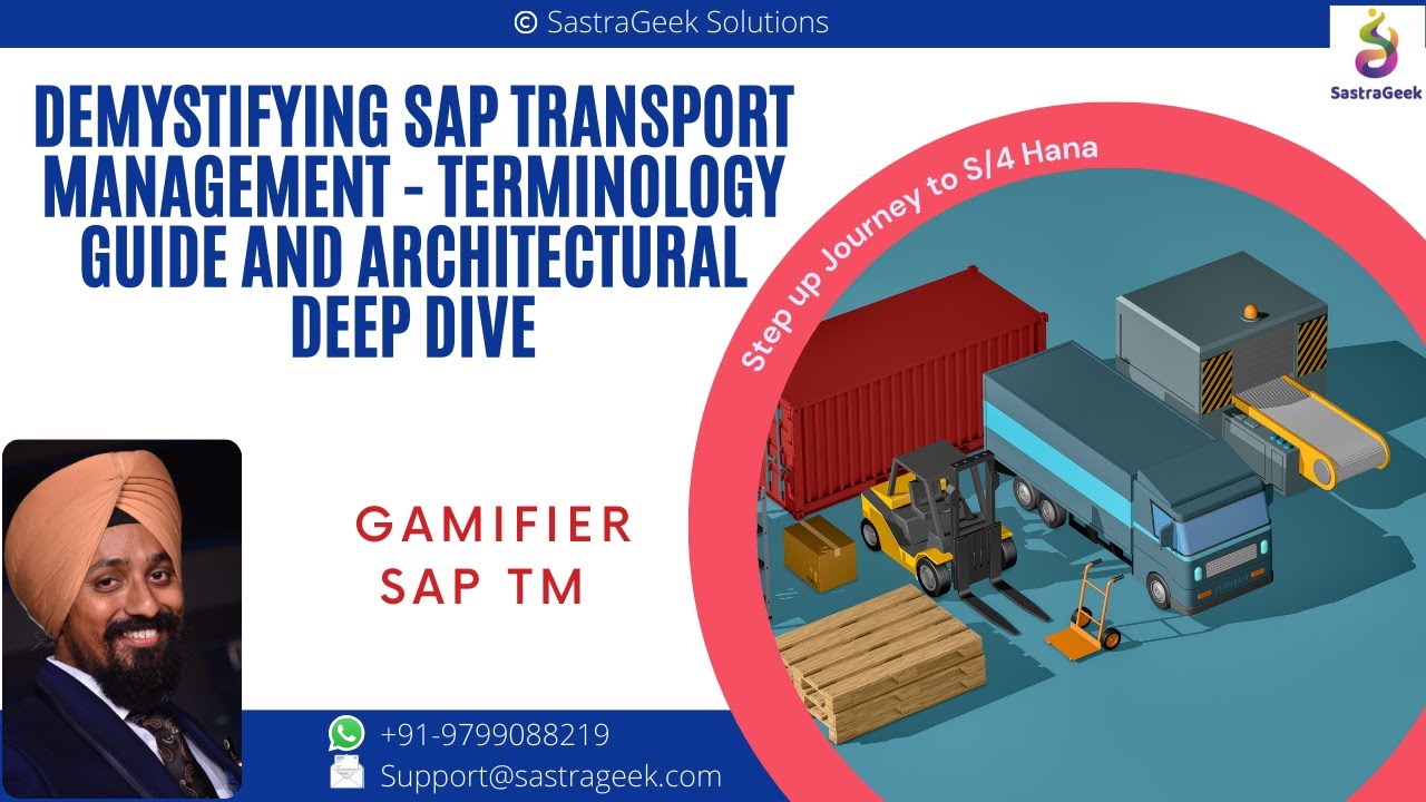 Demystifying SAP Transport Management (S/4 hana TM)  Terminology Guide and Architectural Deep Dive