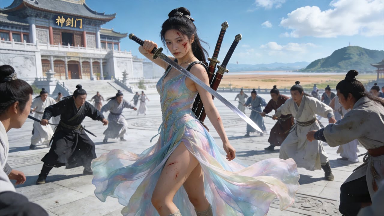被人瞧不起的小师妹，竟是宗门最强弟子，打败所有人赢得比赛！#drama #kungfu #中国电视剧