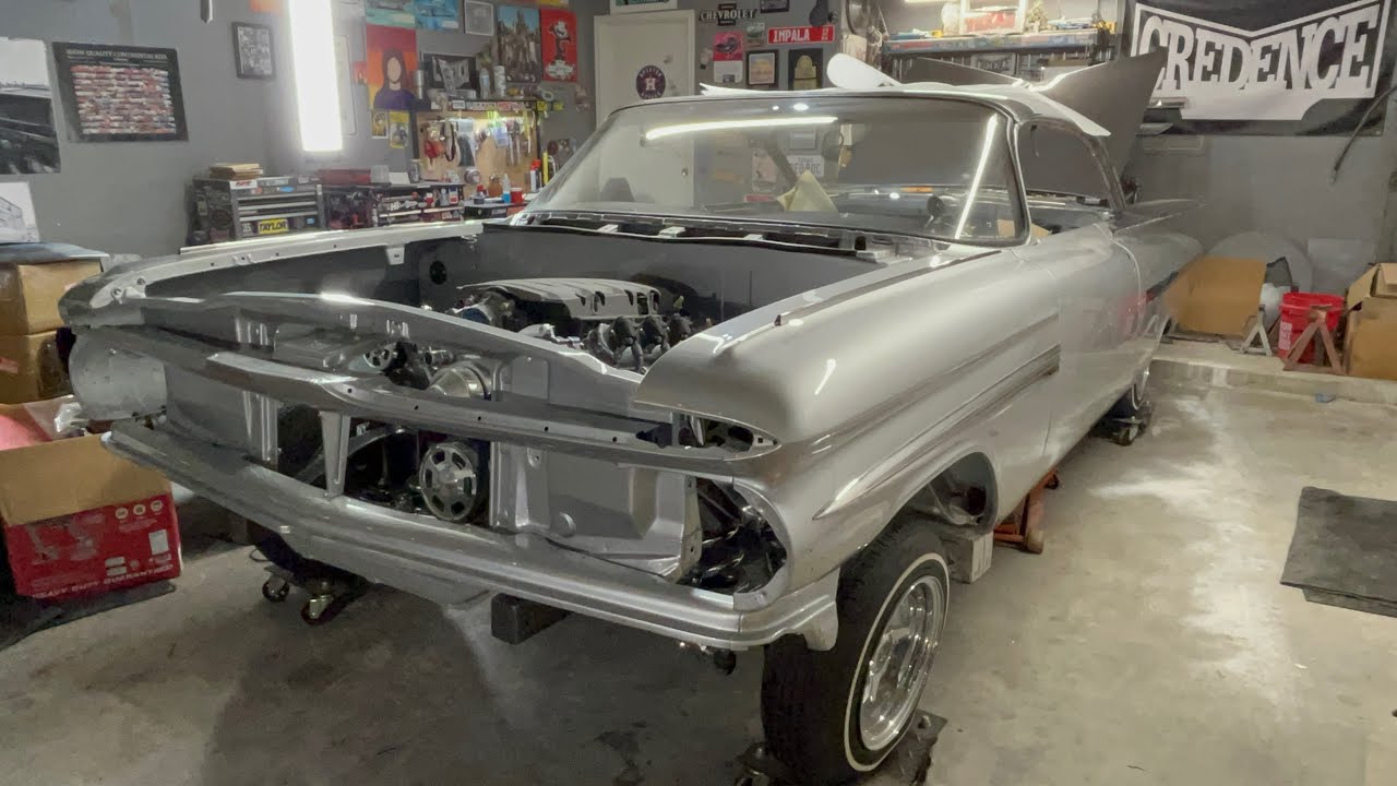 Передняя часть, заднее стекло, задняя крышка багажника Impala 1959 года #автомобиль #сделайсам #л...