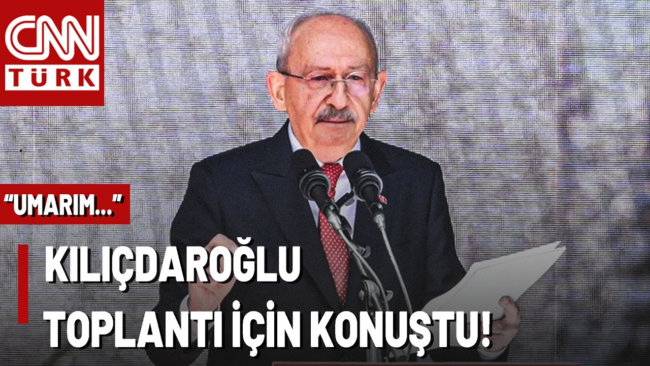 SON DAKİKA🚨Kemal Kılı&ccedil;daroğlu'ndan CHP Grup Toplantısı Sorusuna Yanıt!