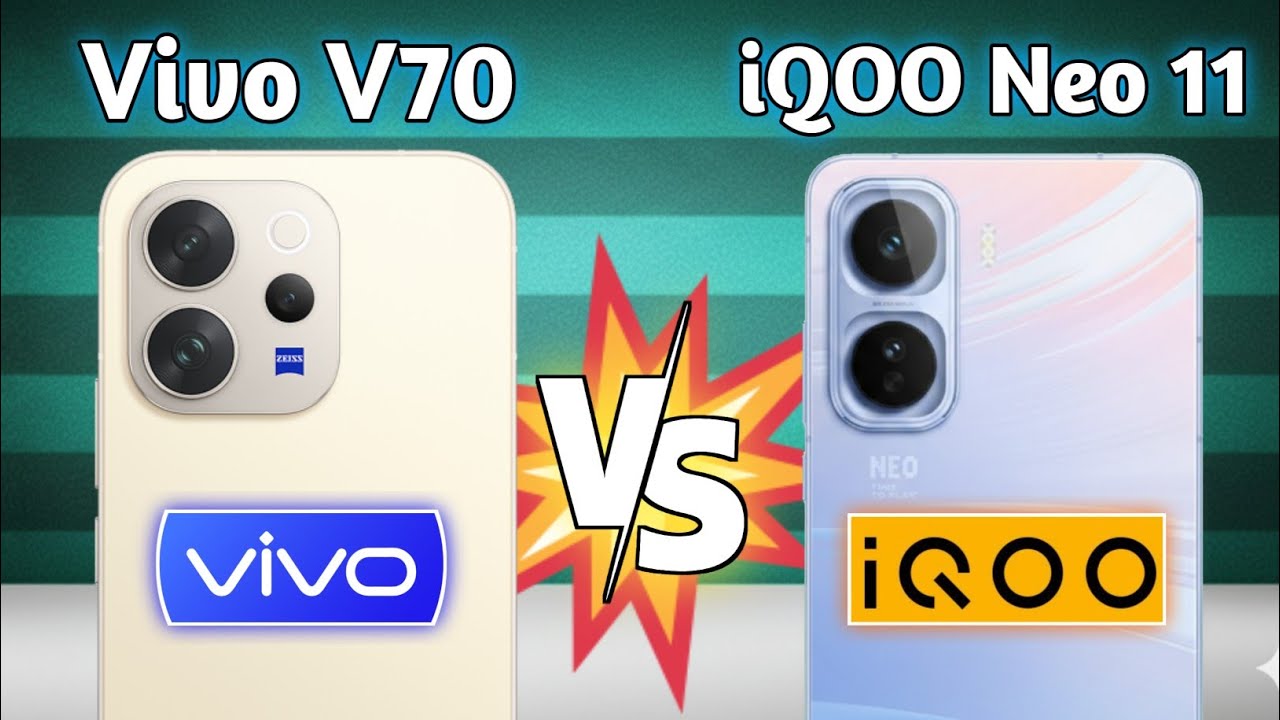 Vivo V70 vs iQOO Neo 11 🔥 Full Specs Comparison | Camera, Performance & Battery 2026