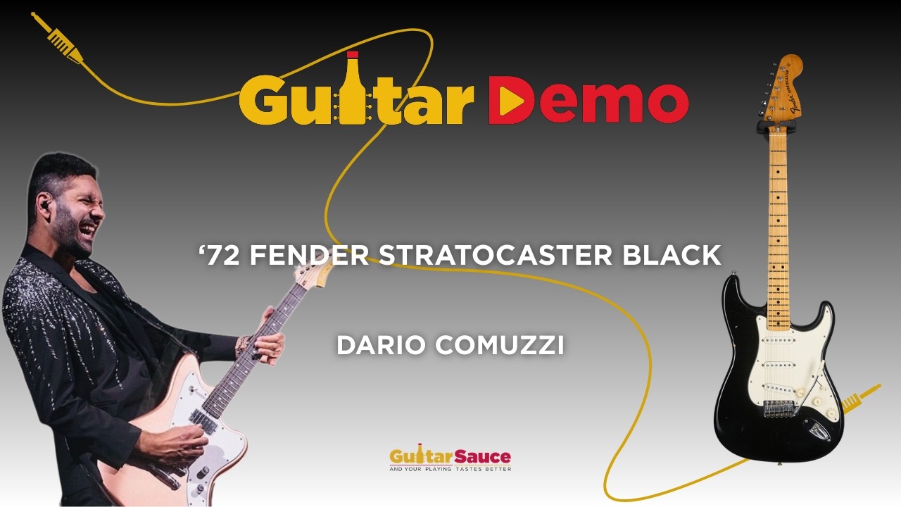 Fender Stratocaster Black 1972 Original Vintage | Demo by Dario Comuzzi