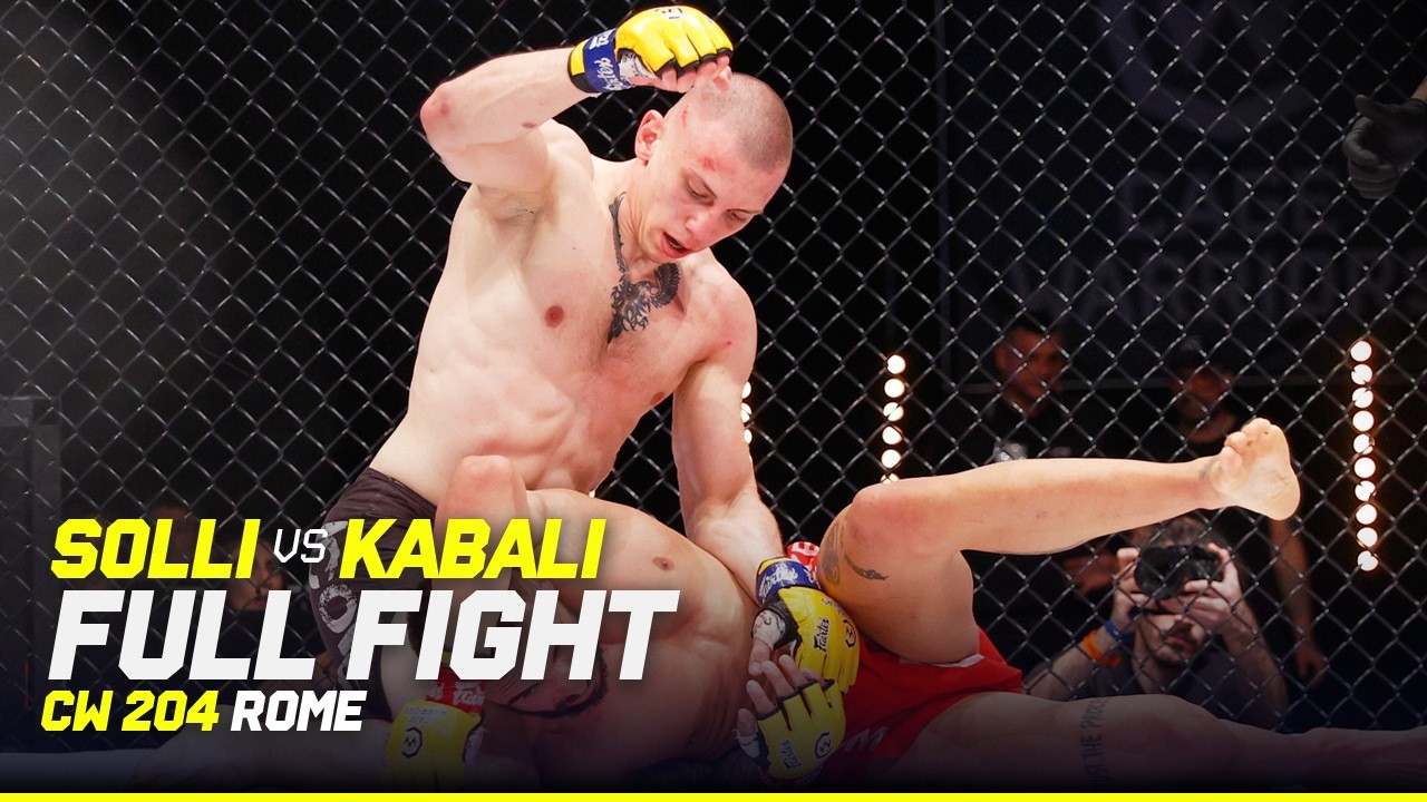 ALL ITALIAN CLASH 🫡 🇮🇹 | Nicol&ograve; Solli vs. Andrea Kabali | CW 204 Rome Full Fight