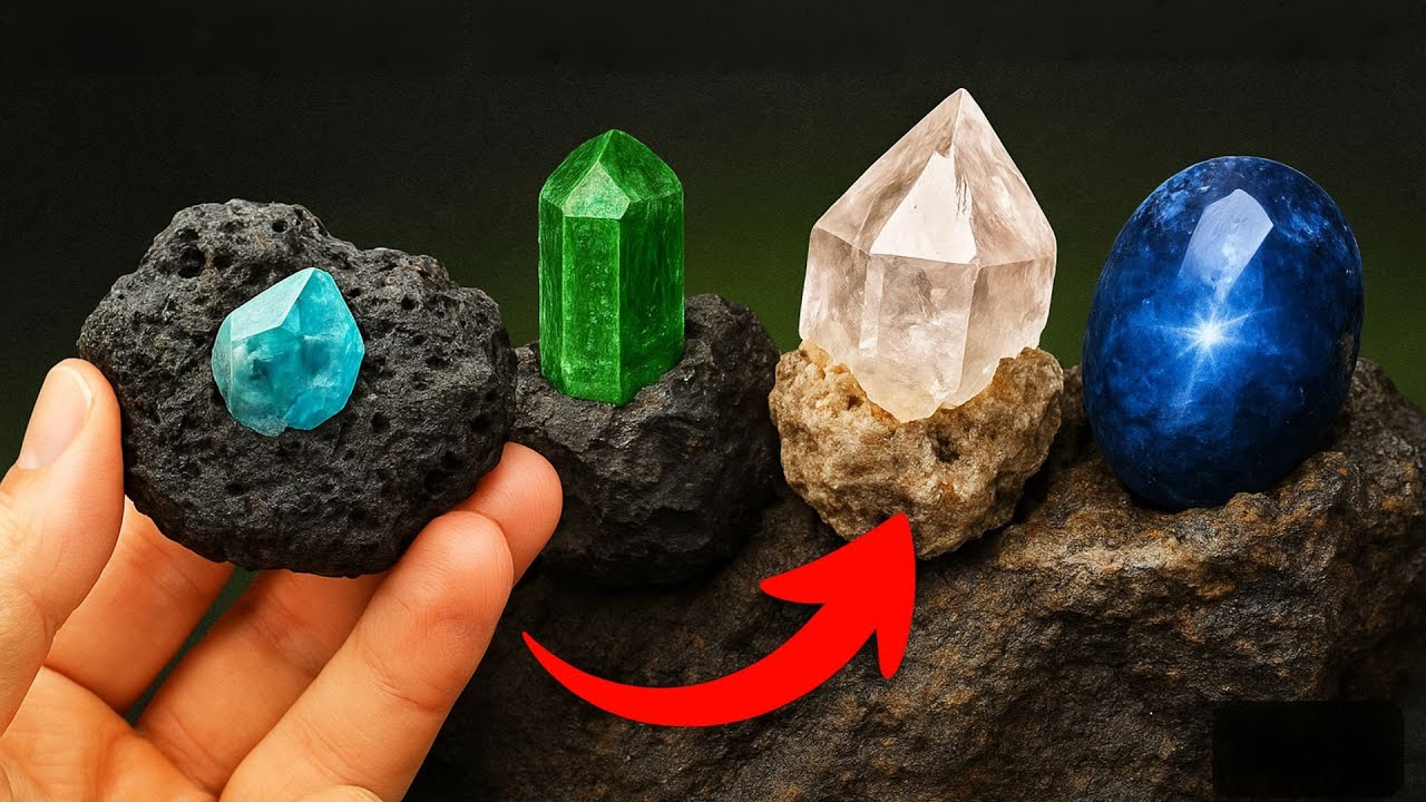 Estas 5 rocas esconden piedras preciosas rar&iacute;simas (y nadie lo sabe)