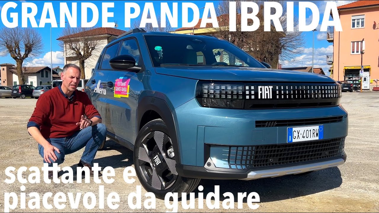Fiat GRANDE PANDA IBRIDA su strada: il mild hybrid le dona grinta ed equilibrio