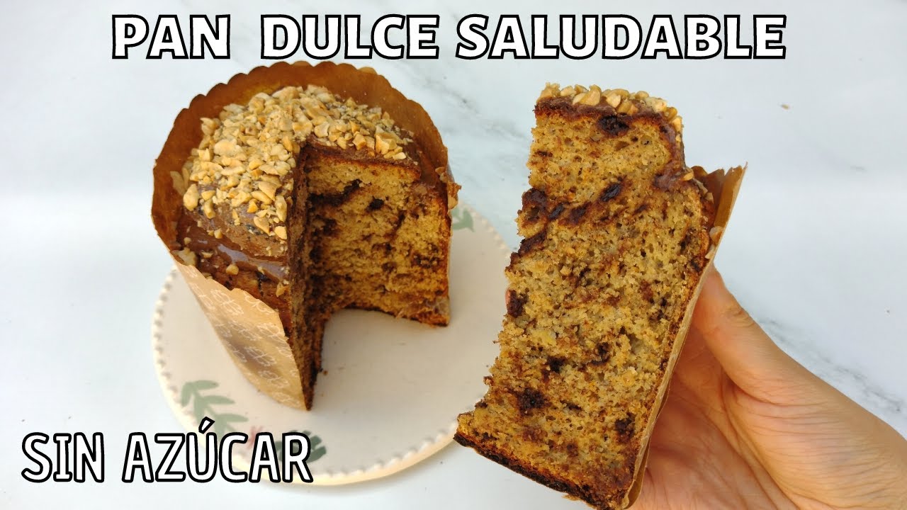 PAN DULCE SALUDABLE DE AVENA ( Sin Azucar )