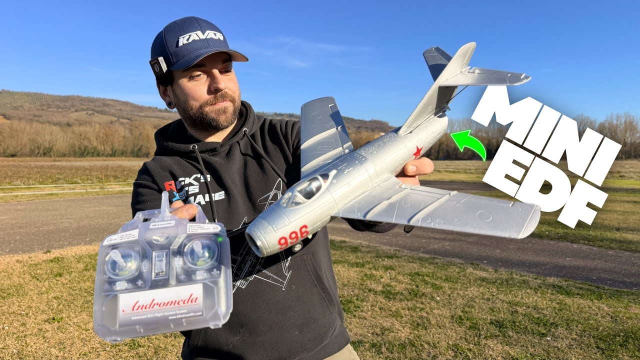 The SMALLEST R/C MIG-15! 🚀 @minimumrc7986 MIG-15 30mm R/C EDF JET RTF - Flight Review! [4K60fps]