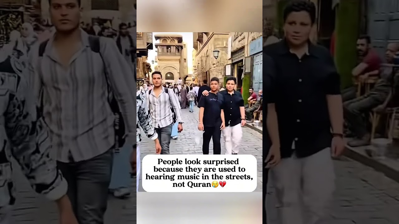 Beautiful Quran recitation in public😍 #shorts #islam #quran 