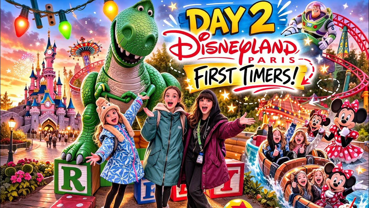 Our Second Day at Disneyland Paris ☀️ So Many Rides + Walt Disney Studios Visit