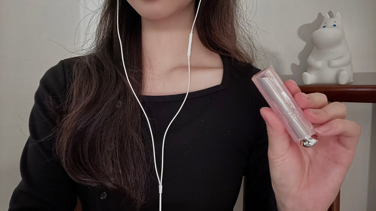 ASMR🎧 | 진성 수다와 탭핑소리 + 뚜껑소리 Doing asmr in my normal voice and Tapping&lid sounds
