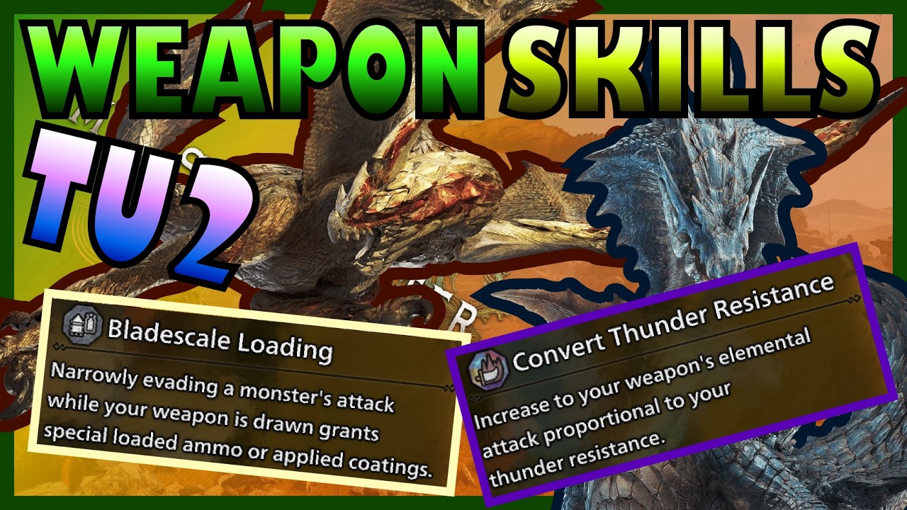 The new WEAPONS are INSANE — MH:Wilds TU2 Seregios and Lagiacrus Weapon Skills