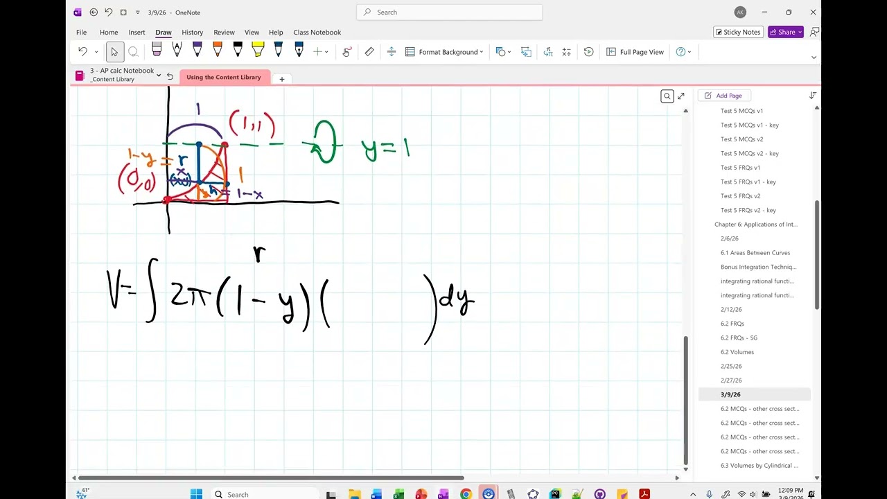 3/9/26 ap calc - 3rd hour