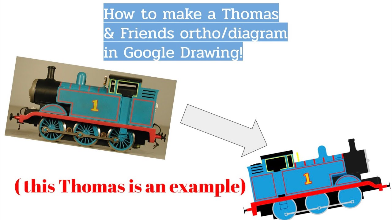 How to make a Thomas & Friends ortho/diagram in Google Drawing Tutorial (Part 0: Intro & Program)