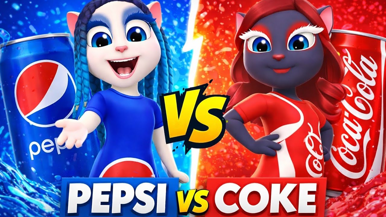 My Talking Angela 2 || Pepsi vs Coca-Cola Outfits