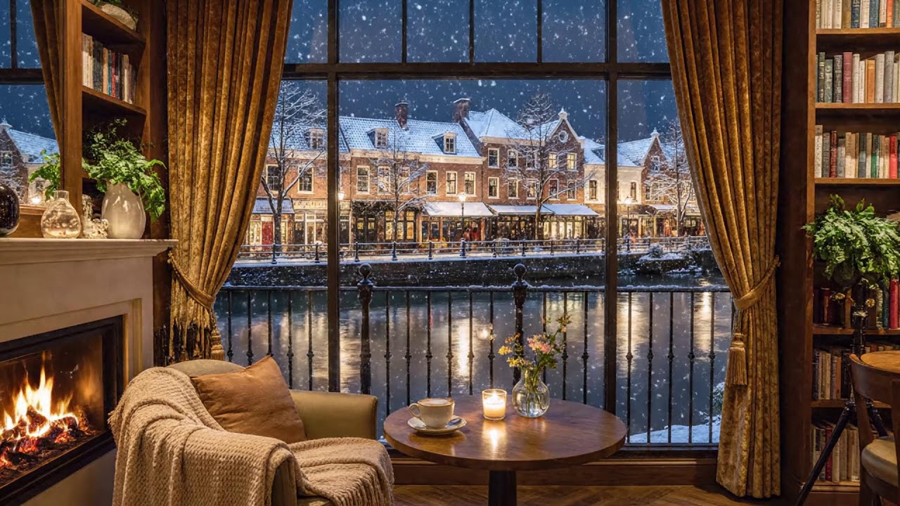 Evening Chill Jazz ☕ Cozy Café Lounge for Relax & Unwind