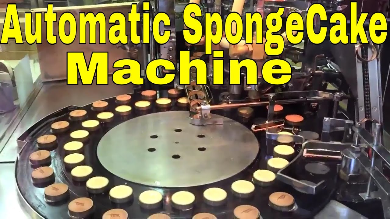 Automatic cake making machine in Kyoto Japan