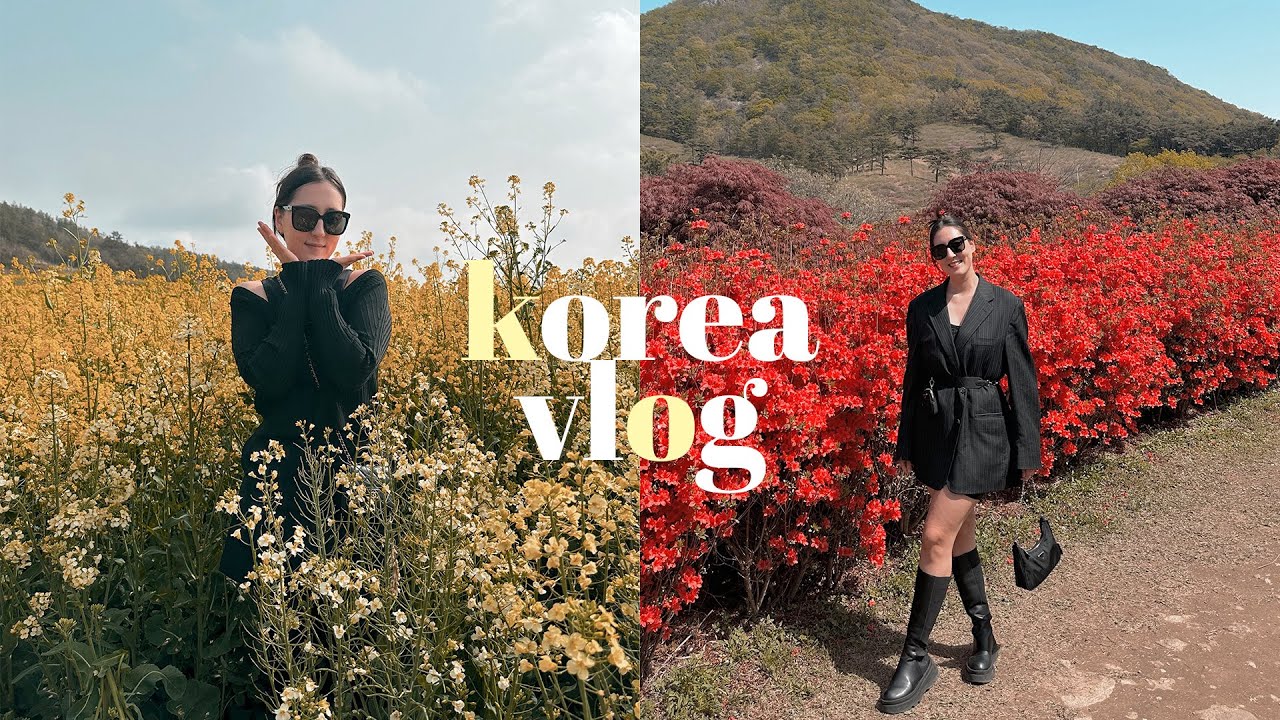 korea vlog 🇰🇷 weekend in seoul & a week in gwangju - what i eat, tulip festival & flower fields 🌼