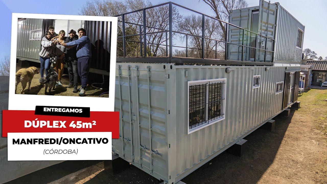 👨‍👩‍👧‍👦 GRAN FAMILIA RECIBE SU DÚPLEX CONTAINER  | 📍 MANFREDI/ONCATIVO, CÓRDOBA