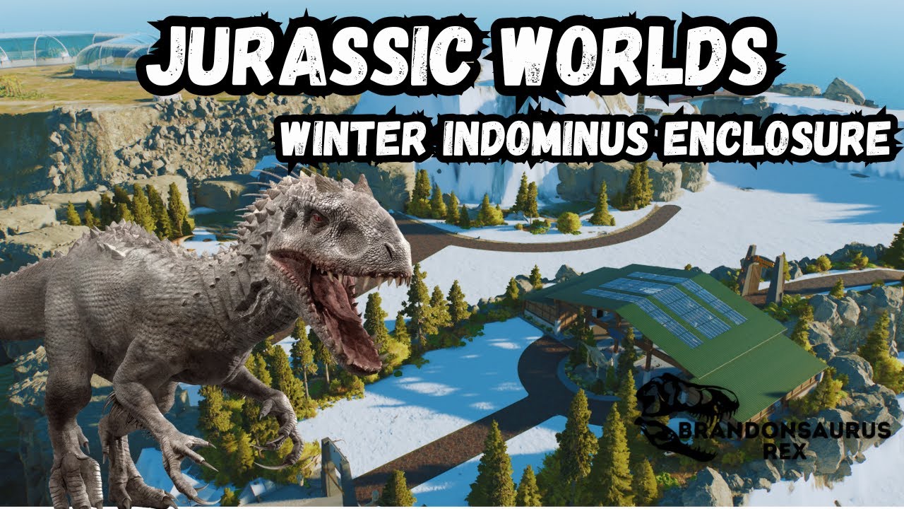 Building a Winter Indominus Rex Enclosure LIVE | Jurassic World Evolution 3