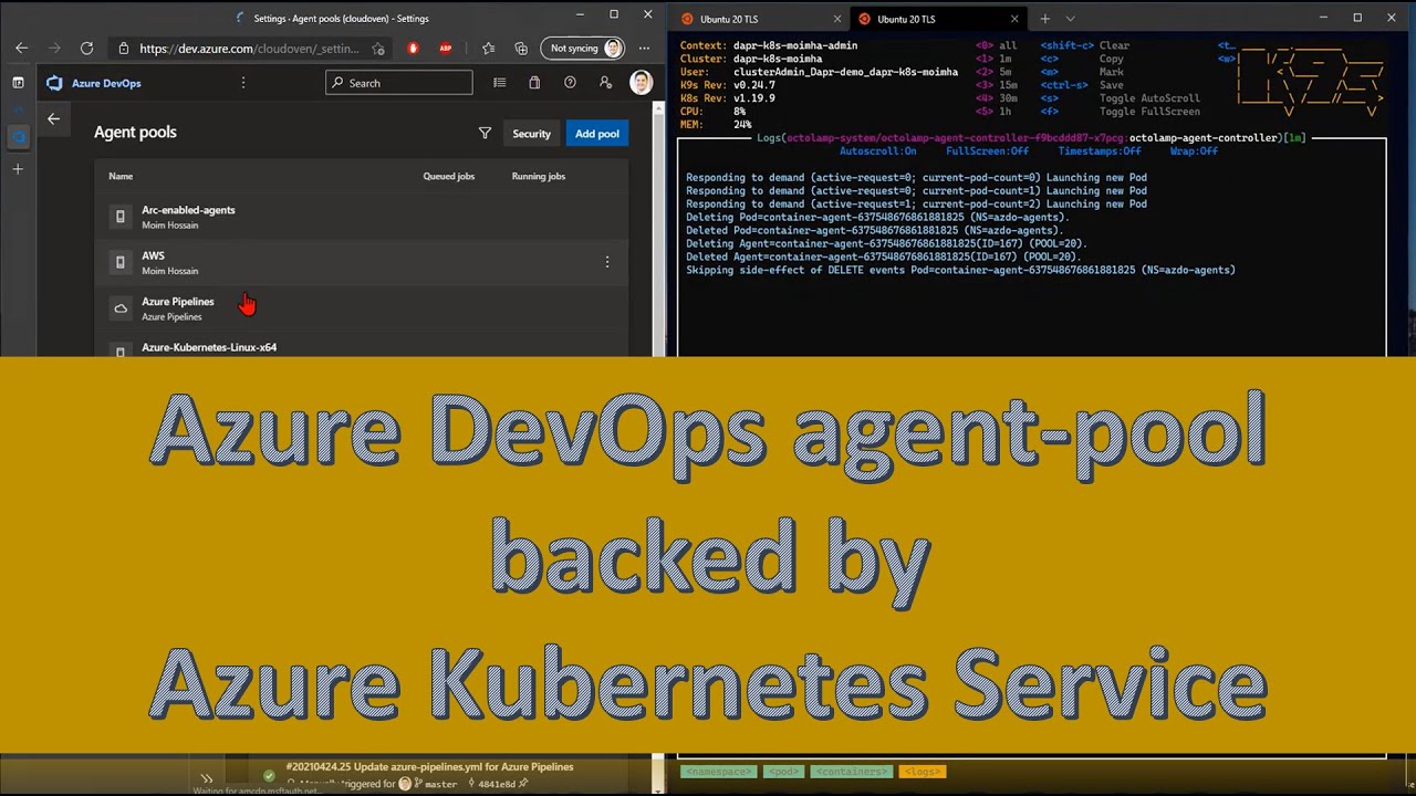 Azure DevOps Agent pool backed by Kubernetes