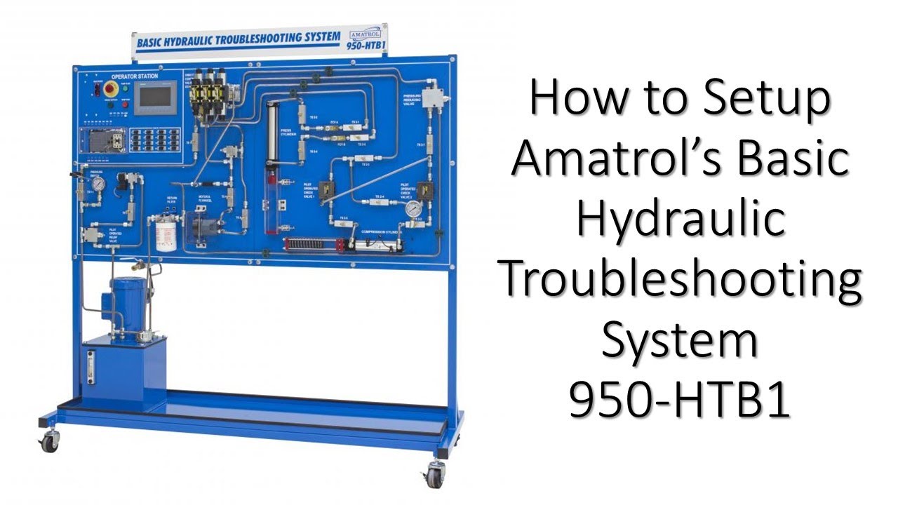 Настройка тренажера Amatrol 950-HTB1