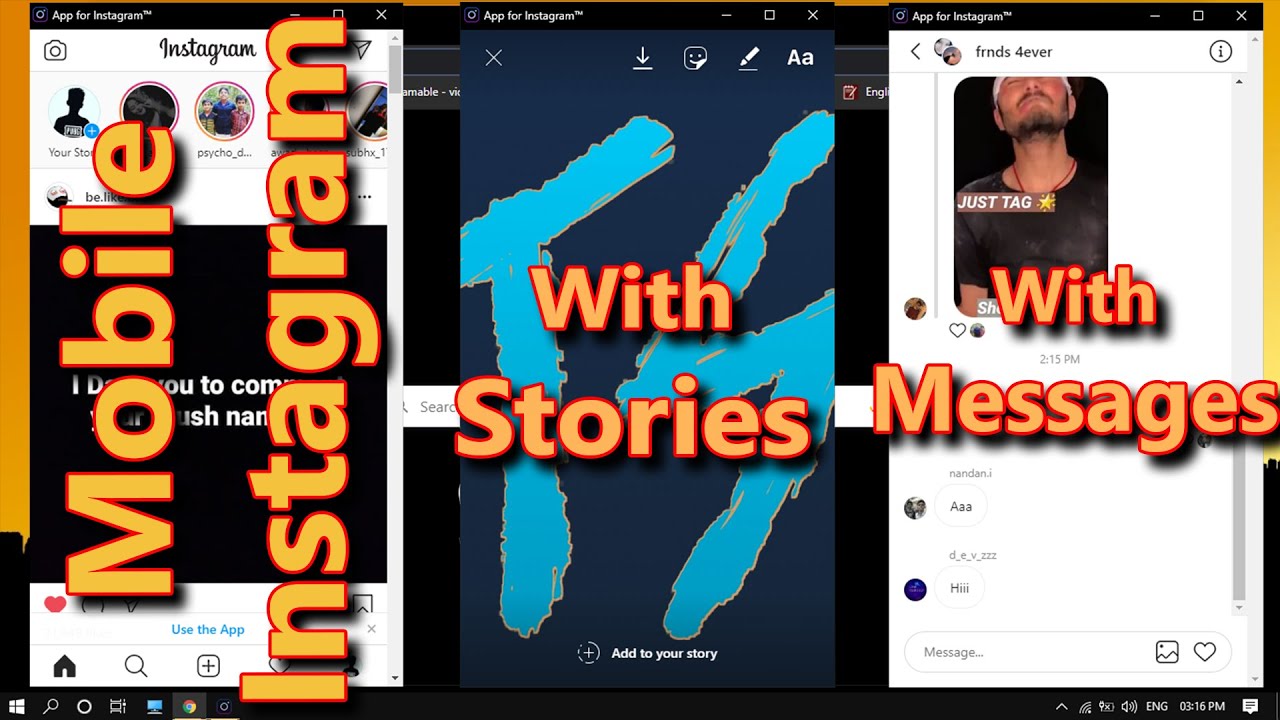 How To Get Mobile Instagram On Chrome On Windows 10