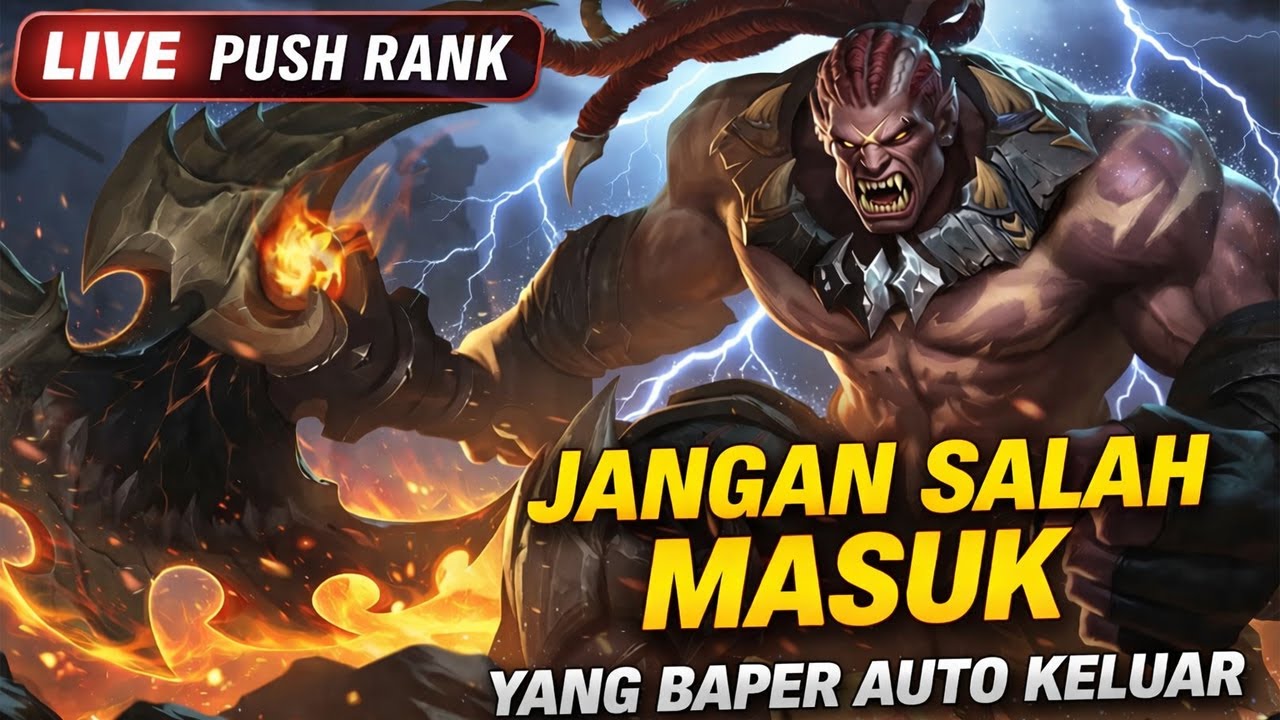 LIVE PUSH SOLO RANK!  | MOBILE LEGENDS