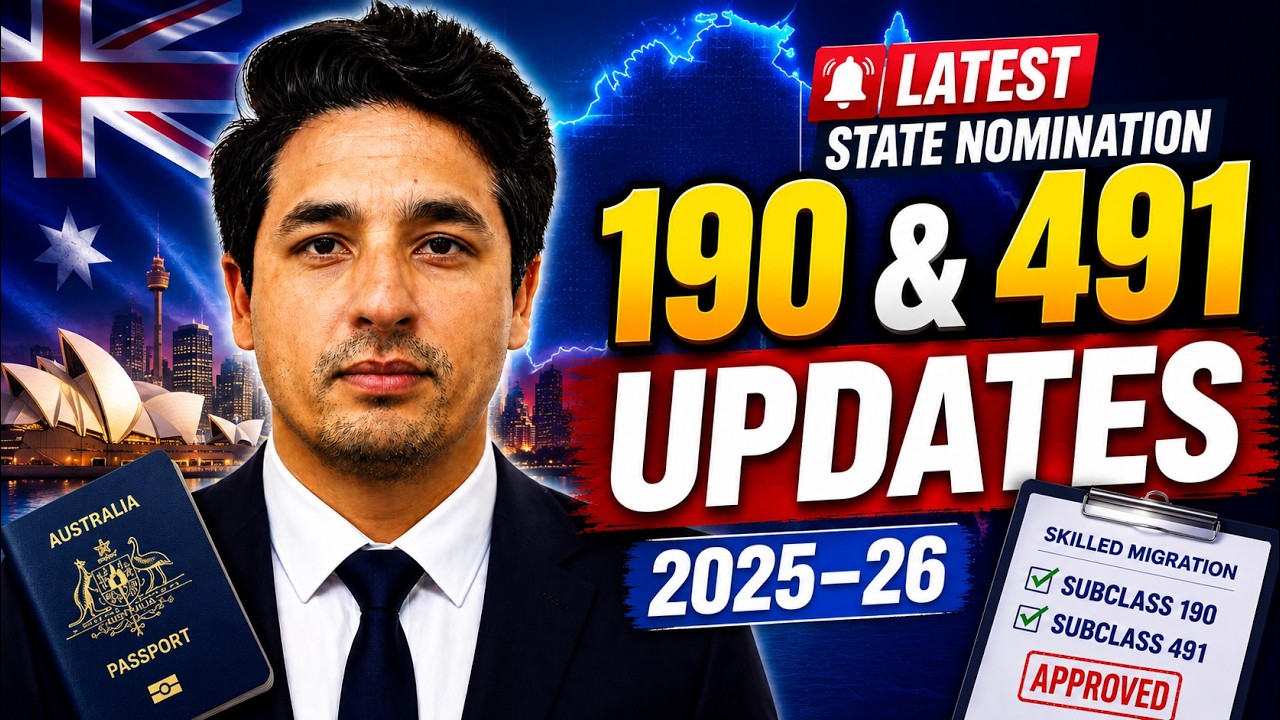 General Skilled Migration Invitations 2025&ndash;26 🔥 Latest Subclass 190 & 491 State Nomination Updates