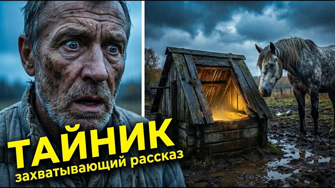 КОНЬ ПЕРЕСТАЛ ПИТЬ И КАЖДЫЙ ДЕНЬ СТОЯЛ У СТАРОГО КОЛОДЦА. КОГДА Я СПУСТИЛСЯ ТУДА, МОЁ СЕРДЦЕ ЗАМЕРЛО
